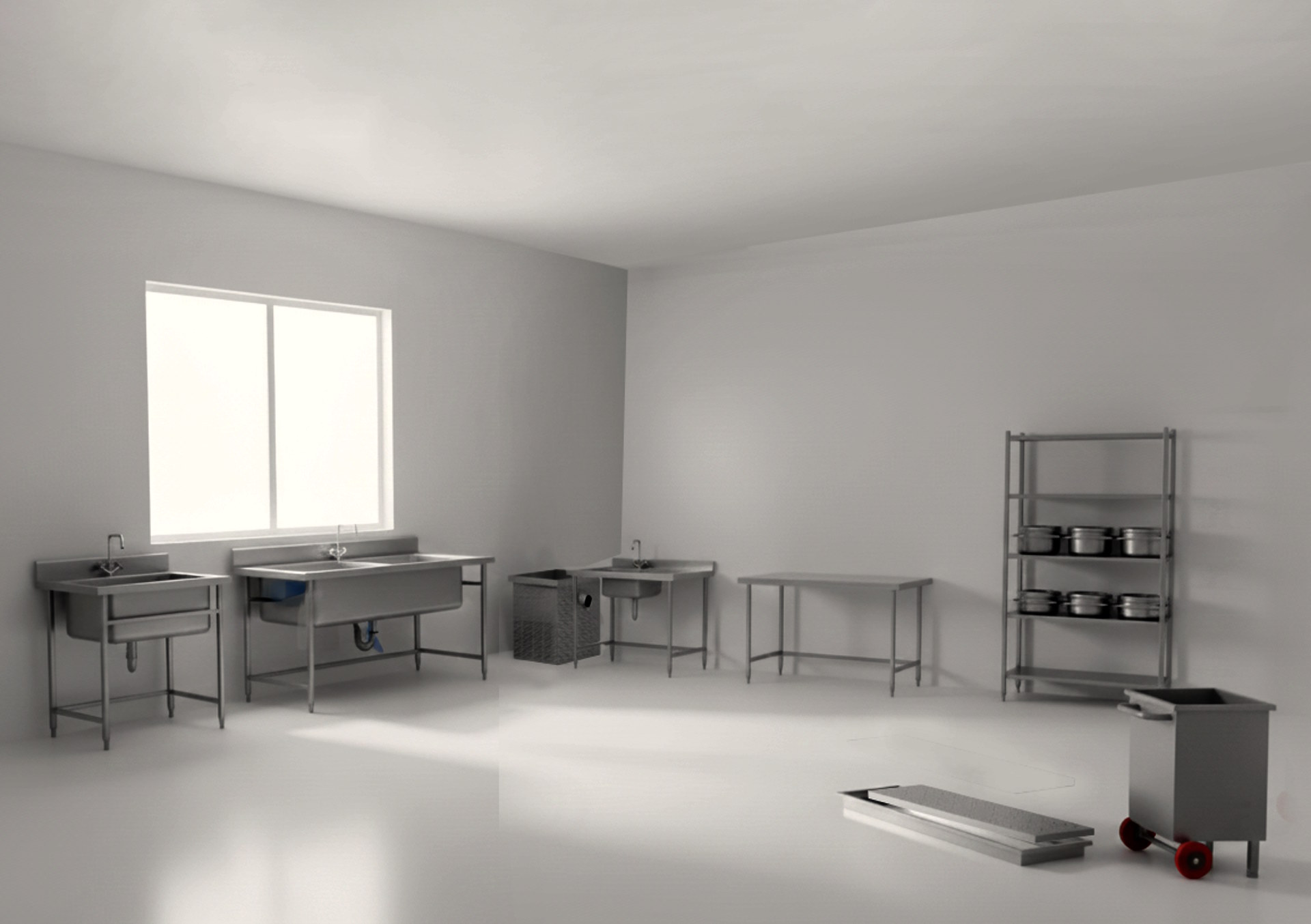 Area Pencucian Buah & Sayur