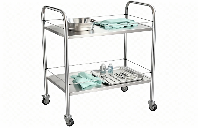 Produsen Rak Medis Stainless Steel Custom untuk RS, Klinik, dan Apotek