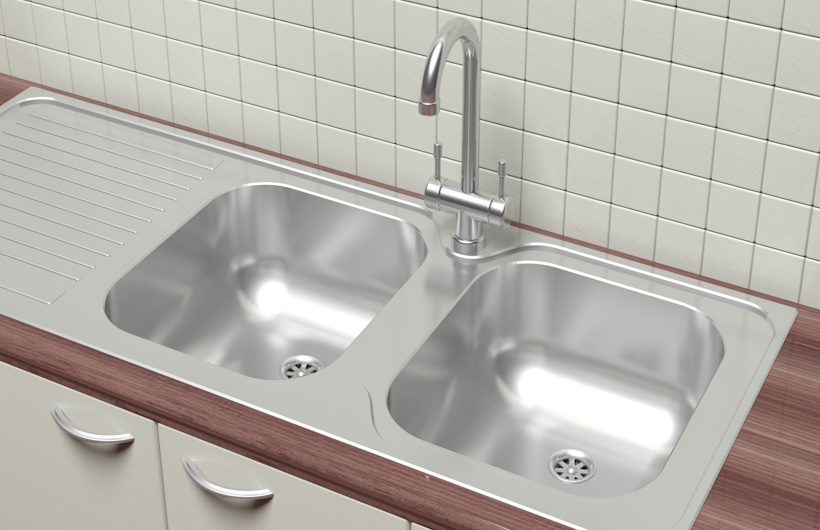 Jual Hand Wash Sink Double Bowl Higienis: Bisa Custom Ukuran!

