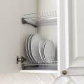 Rak Piring Gantung Stainless dengan Lapisan Karet Anti Slip: Piring Aman Tidak Mudah Geser
