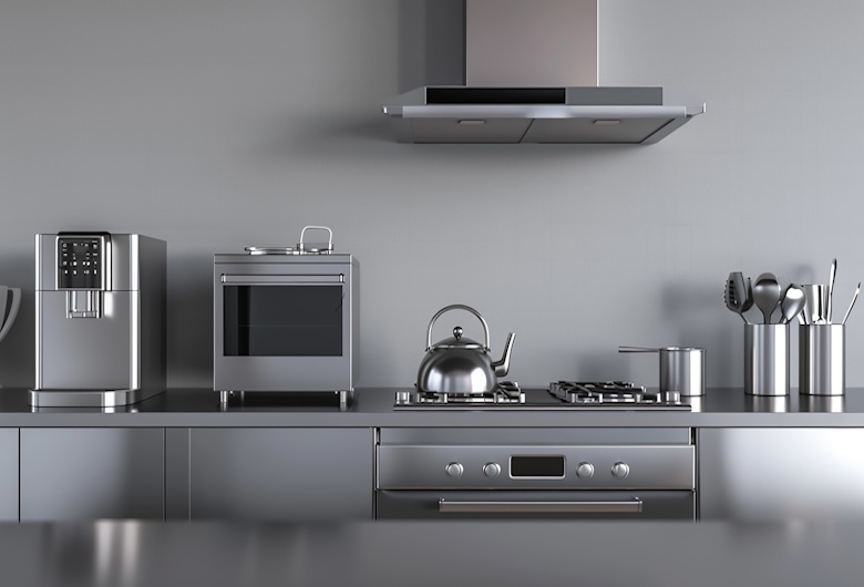 Kitchen Set Stainless Minimalis: Desain Dapur Modern yang Higienis & Tahan Lama