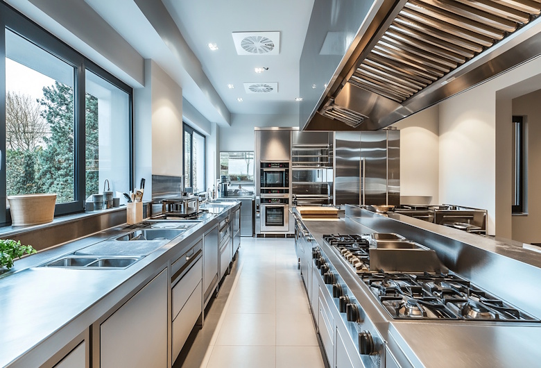 Jasa Custom Kitchen Hotel Stainless 304 untuk Ketahanan Ekstra terhadap Garam & Asam

