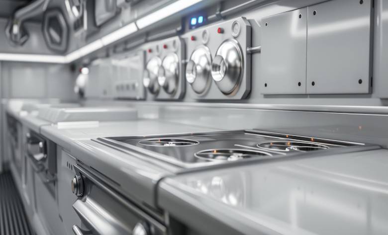 Jasa-Custom-Kitchen-Katering-Stainless-Lengkap-Meja-Potong-Sink-3-Bowl-Rak-Besar-Kompor-Industri-Oven-Teknostainless